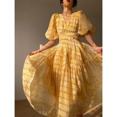 Olivia Mark - Belted Design Midi Dress with Waist Emphasis France Dress, Party Long Dress, Vintage Print Dress, Sleeves Clothing, Vestidos Vintage, Silk Maxi Dress, Mode Inspo, Spring Summer Dress, Printed Dress