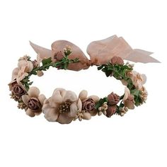 Specifications: Come with pretty rattan garland headband with the finest faux flowers and simulation vines, cute and pretty. Adjustable size with the ribbon, it fits most heads size, comfortable and easy to wear. This pretty garland wreath is so lovely and cute, can be fit for any head and occasions, like wedding event, photo shoots, dinner party, festival celebration, prom, concert, anniversary, even daily use and so on. Item Name: Garland Wreath Material: Rattan, Cloth Features: Faux Flower De Real Flower Crown, Wedding Hair Flower Crown, Flower Wreath Hair, Flower Girl Hair Accessories, Rose Flower Crown, Wrist Flowers, Wedding Hair Wreath, Flower Headbands, Flower Crown Headband