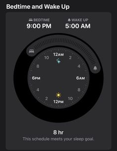 the speedometer is displayed in this screenshote screener, which shows you can use it to measure your bedtime and wake up