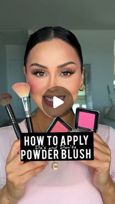 Blush How To, Cheek Blush Makeup, Cheek Makeup Looks, How To Put On Blush How To Apply, Where Does Blush Go On Your Face, How To Pick Blush Color, Blush Looks Makeup, How To Blush Cheeks, Best Blush For Fair Skin