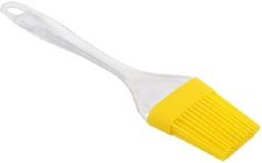 a yellow and white brush on a white background