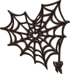 a spider web is shown in black on a white background