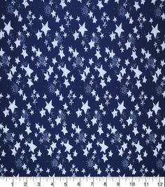 Width: 43 InchesContent: 100% CottonCare: Machine Wash Gentle Cold, Nonchlorine Bleach, Tumble Dry Low, Warm IronImported Crafts 4th Of July, Navy Quilt, Viking Sewing, Patriotic Stars, Home Decor Crafts, Puppy Gifts, Baking With Kids, Navy Background, White Stars