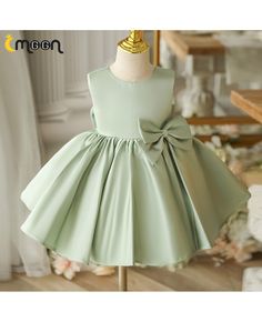 Get 10% off now! Buy simple green satin sleeveless flower girl dress with bow at cheap price online. Free stable shipping and pro custom service since 2009. Elegant Sleeveless Green Princess Dress, Elegant Green Princess Dress For Spring, Sleeveless Green Princess Dress For Spring, Spring Satin Dress With Satin Bow, Green Sleeveless Satin Dress, Sleeveless Green Princess Dress For Summer, Summer Sleeveless Green Princess Dress, Green Satin Sleeveless Dress For Spring, Green Sleeveless Dresses With Bow