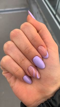 Nail Ideas For Photoshoot, Simple Gel Nails Summer Almond, Senior Pictures Nails Ideas, Acrylic Nails Taylor Swift, August Nails Ideas Almond, Uñas Ideas, August Nails, Purple Nail Designs