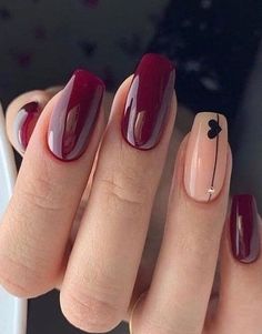 Ombre Nail Design, Short Square Nails, Lasagna Recipe, Nail Arts, Valentine's Day Nails, Nail Polishes