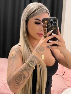 Blonde With Tattoos, Blonde Hair On Mexican Women, Latina Blonde Hair Olive Skin, Blonde Baddie, Ash Blonde Hair Balayage, Perfect Blonde Hair, Squeezed Lemon, Perfect Blonde, Ash Blonde Hair