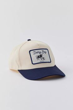 Dairy Boy UO Exclusive Vermonter Snapback Baseball Hat | Urban Outfitters Dairy Boy, Abercrombie T Shirt, Abercrombie Jeans, Boy Hat, Gift Guides, Baseball Hat, Coach Purses, Gray Tshirt, Spring Outfits