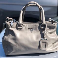 Authentic 2017 Prada Bag Soft Calf. This Bag Is Like New Only Used Few Times. 12.5"W X 8.5"H X 4.5"D 6" Handle Drop 22-24" Strap Drop Prada Bag Black, Prada Nylon Shoulder Bag, Mini Hand Bag, Prada Purses, Gucci Heels, Prada Shoulder Bag, Canvas Boots, Nylon Tote Bags, Prada Bags