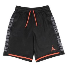 Air Jordan Jumpman Basketball shorts 'Black Orange side logo' CD4907-010 (Men's/Casual/Shorts/Gift Recommend) Jordan Shorts, Basketball Shorts, Nike Jordan, Men's Casual, Orange Black, Air Jordan, Air Jordans, Casual Shorts, Jordan