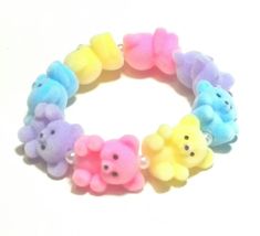 PREORDER Fairy Kei Playtime Fuzzy Pastel Rainbow Teddy - Etsy Fairy Kei Accessories, Rainbow Teddy Bear, Silly Clothes, Oc Outfits, Teddy Bear Toys, Pastel Rainbow, Play Time, Cute Jewelry, Stretch Bracelet