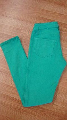 Colored skinny jeans are a big trend this year, but sometimes, they can be difficult to wear. These jeans , however, are just so easy! The mint green goes with so many colors, making them an easy match for all of your summer brights. They also have a lot of give, so while they are fitted, they are very stretchy, as well. Trendy Stretch Cotton Jeans, Trendy Green Bottoms, Trendy Green Mid-rise Jeans, Green Straight Leg Jeans For Summer, Green Mid-rise Non-stretch Jeans, Stretch Solid Jeans For Summer, Casual Kelly Green Bottoms For Summer, Casual Kelly Green Bottoms For Spring, Trendy Straight Leg Jeggings