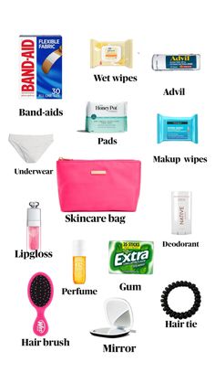 6th Grade Survival Kit, Spearmint Gum, School Emergency Kit, Get Home Bag, Native Deodorant, Backpack Essentials, Emergency Bag, Purse Essentials, Pop Art Posters