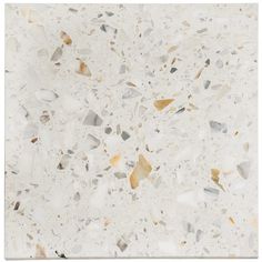 white marble with gold and silver speckles on the bottom, as well as gray and yellow accents