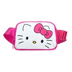 She'll stay organized with this adorable Hello Kitty Belt Bag. She'll stay organized with this adorable Hello Kitty Belt Bag. FEATURES 1 zip front pocket, 1 back zip pocket, 1 inner slip pocket Adjustable strapDETAILS 5" H x 7.75" L x 2" DFABRIC & CARE Nylon Spot clean Imported Size: One Size. Gender: female. Age Group: kids. Hello Kitty Belt, Plush Backpack, Girly Accessories, Stay Organized, Staying Organized, Belt Bag, Fabric Care, Front Pocket, Gender Female