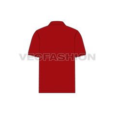 Casual Red Polo Shirt With Collared Neckline, Red Cotton Polo Shirt, Classic Red Tops With Collared Neckline, Red Short Sleeve Polo Shirt With Ribbed Collar, Red Casual Top With Collared Neckline, Casual Red Top With Collared Neckline, Casual Red Polo Shirt With Ribbed Collar, Red Cotton Tops With Collared Neckline, Red Cotton Top With Collared Neckline