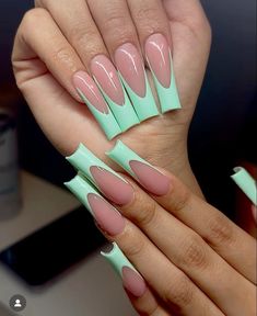 Nails Designs Autumn, September Nails Designs, Summer Nail Color Ideas, Autumn Nail Designs, Summer Nail Color, Fall Nail Ideas, Nail Color Ideas, Tapered Square Nails, Colored Acrylic Nails