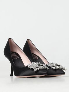 Pumps ROGER VIVIER Woman color Black Roger Vivier Shoes, Roger Vivier, Italian Fashion Designers, Black Pumps, Italian Fashion, Woman Colour, Pump Shoes, Women's Pumps, Black Color