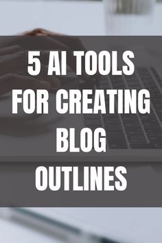 Discover 5 incredible AI tools for creating blog outlines that save time and boost creativity! Learn how Jasper AI, ChatGPT, Writesonic, Frase, and Surfer AI can streamline your blogging process and help you craft high-quality content. Perfect for bloggers and content creators! #blogtips #aitools #contentcreation #bloggingtools #productivitytips Boost Creativity, Quality Content, Content Creators, Blog Tips, Content Creation, Content Creator, Save Time