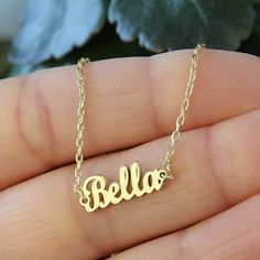 Personalized Name Bracelet-Gold Bracelet-Name Bracelet-Gold for me and cara Diy Bracelets With Names, Name Anklet, Nameplate Bracelet, Shine Jewelry, Monogram Bracelet, Solid Gold Bracelet, Cary Nc, Jewelry Bracelets Gold, Letter Bracelet