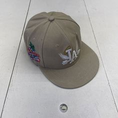 Beige La Embroidered Snapback Hat Mens Size Os Condition Is New Without Tags See Pics Ls124/24 M19 Lh32 Casual Embroidered Fitted Hat With Flat Bill, Embroidered Curved Brim Fitted Hat For Streetwear, Embroidered Flat Brim Fitted Hat For Streetwear, Embroidered Fitted Hat With Curved Brim For Streetwear, Casual Embroidered Fitted Hat For Streetwear, Embroidered Fitted Baseball Cap For Streetwear, Embroidered Streetwear Fitted Baseball Cap, Casual Embroidered Snapback Hat For Streetwear, Built Ford Tough