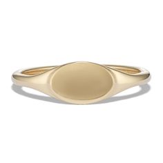 Personalize this sophisticated 14-karat yellow gold signet ring with an engraving to create a special gift for a loved one or the perfect daily accessory for yourself. For more information about custom engraving  live chat online  call a customer service representative at 1-866-467-4263  or visit one of our store locations. Classic Rose Gold Signet Ring Stamped 14k, Classic Engraved Ring With Smooth Bezel For Formal Occasions, Gold Dome Ring With Smooth Bezel In 14k Gold, Classic Engraved Ring With Smooth Bezel For Anniversary, Elegant 14k Gold Initial Ring With Engraving Option, Classic Gold Dome Ring Of Recycled Gold, Formal Engraved Ring With Smooth Bezel, Modern Gold Signet Ring Stamped 14k, Classic Gold Initial Ring For Everyday