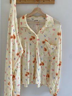 Go Slow Shirt Fruit | Djerf Avenue | Djerf Avenue Djerf Avenue, Cute Pjs, Cute Pajama Sets, Floral Pajamas, Cute Pajamas, Manado, Lounge Set, Outfits Casuales, Comfy Outfits