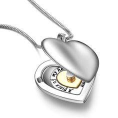 Heart-warming keepsake necklace ashes jewellery If you're looking for a beautiful and heart-warming way to keep a loved one or pet close to you, then look no further than the Serce Cremation Ashes Keepsake Pendant. The Serce is an exquisite piece of cremation jewellery, featuring a lovely heart within a heart design, with an elegant daisy engraved on the front. Encased heart keepsake urn Lovely floral design Beautifully engraved The pendant comes complete with a stunning chain, making it the per Open Heart Charm Necklace For Mother's Day Keepsake, Memorial Heart Locket Necklace For Mother's Day, Mother's Day Keepsake Open Heart Charm Necklace, Personalized Open Heart Keepsake Charm Necklace, Personalized Open Heart Charm Necklace For Keepsake, Mother's Day Keepsake Heart Locket Necklace, Open Heart Necklace With Birthstone For Keepsake, Mother's Day Heart Pendant Necklace Keepsake, Open Heart Necklace For Mother's Day Keepsake