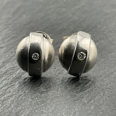 Vintage Sterling Silver Diamond Dainty Stud Earrings, Stamped 925, Earring Length 9.0mm, Earring Width 8.0mm, Weight 2.21 Grams, Secure Butterfly Backs, Lovely Condition 21 Grams, Dainty Studs, Silver Diamonds, Jewelry Earrings Studs, Sterling Silber, Vintage Sterling Silver, Etsy Earrings, Jewelry Earrings, Accessory Gift