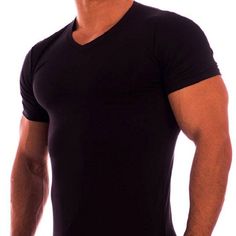 Short Sleeve V Neck Fitted Undershirt Longer Cut In The Body So Once Tucked Into Your Pants It Won’t Come Out * Tapered Fitted Cut Sits Against The Body Maintaining Your Natural Silhouette While Still Allowing You Complete Freedom And Movement * Soft Flat Stitching On All Seams To Eliminate Annoying Itching And Scratching * No Visible Seams Can Been Seen When Worn Under A Business Shirt 90% Micro Modal / 10% Lycra Spandex. He Obviously For Men Essence V-Neck Short Sleeve Undershirt Y43611 Is Sof Black Slim Fit Crew Neck T-shirt, Black Slim Fit Short Sleeve Top, Black Cotton V-neck Shirt, Black Stretch V-neck Shirt, Carhartt T Shirt, Business Shirt, Vans T Shirt, Party Pants, Henley Tee