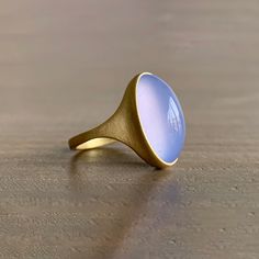 Elongated Oval Chalcedony Cabochon Cast Ring – Meeka Fine Jewelry Ladies Gold Rings, Cast Rings, Elongated Oval, Chalcedony Ring, Newport Ri, Ladies Ring, Cabochon Ring, Cabochon Jewelry, Jewelry Studio