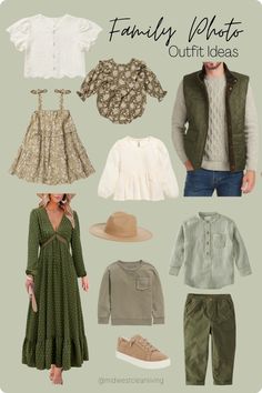 an image of family photo outfits