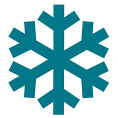 a blue snowflake on a white background