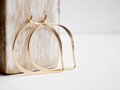 Lotus hoop earrings -  leaf earrings -  14k gold filled hoop -  simple hoop earrings -  gift for her Minimalist Handmade Hoop Earrings, Minimalist Hammered Hoop Earrings For Everyday, Minimalist Small Hoop Earrings In Recycled Gold, Dainty Brass Hoop Earrings For Everyday, Handmade 14k Gold Hoop Earrings For Everyday, Gift 14k Gold Filled Hammered Hoop Earrings, Minimalist 14k Gold Filled Hoop Earrings, Handmade Delicate 14k Gold Filled Hoop Earrings, Handmade 14k Gold Filled Delicate Hoop Earrings