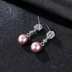 Elegant Sterling Silver Pearl Drop Bridal Earrings Bry - Formal Silver Pierced Pearl Earrings, Formal Silver Hypoallergenic Crystal Earrings, Silver Hypoallergenic Crystal Earrings For Formal Occasions, Silver Teardrop Pearl Drop Earrings For Gift, Silver Pearl Teardrop Drop Earrings, Silver Pearl Teardrop Earrings, Silver Pearl Drop Clip-on Earrings, Elegant Silver Pearl Earrings Nickel Free, Silver Drop Bridal Earrings