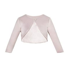 This long sleeves bolero made of elegant smooth satin with a single button closure It will be a perfect accessory to go with any dress! Size: 3.  Color: Pink.  Gender: female.  Age Group: kids. Dress Shrug, Shrug For Dresses, Satin Jacket, Satin Jackets, Flower Dress, Kids Outfits Girls, Flower Dresses, Toddler Outfits, Gender Female