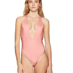 Bikini Lab Women's High Leg One Piece Swimsuit M Size: Medium Color: Coral Brand New Liner In Tact One Piece W/ Racerback Feature Makes A Sporty And Feminine Fit One Piece Cut With Classic Sleek Piece To Cut And Cover While Enhancing Your Natural Curves 83% Nylon, 17% Elastane Pull On Closure T-back Bodysuit With Lined Body For Sunbathing, Beachwear Bodysuit For Pool With T-back, Triangle Top Lined Bodysuit For Pool, Beach Bodysuit With T-back, Beachwear T-back Bodysuit For Pool, Poolside Fitted T-back Bodysuit, T-back Bodysuit For Beachwear, T-back Bodysuit For Beach, Beachwear Bodysuit For Poolside, T-back Style