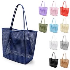 PRICES MAY VARY. Good Material:Beach bag mesh is made of solid polyester material,durable,tensile and anti-wear,can extend the service life. Large Size and Capacity:The beach bag is 20in long on the top,14in long on the bottom,14in high,6.9in wide on the bottom,and 10.6in length on the watch band,which can hold towels,water bottles,toys,sunscreen,slippers and so on. Compartment Design:There is a compartment in the beach bag,which can store small valuables and make it more convenient to take the Large Beach Bag, Tote Beach Bag, Large Beach Bags, Soft Summer, Crochet Bags, Beach Tote Bags, Mesh Bag, Summer Crochet, Bag Women