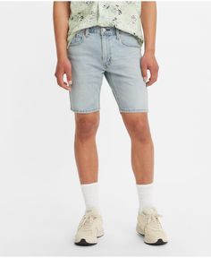 Let your legs breathe a little. We made these jean shorts with a modern, slim-but-not-skinny fit that'll pair with pretty much anything in your line-up. And because comfort is key, it's got a soft hand-feel. Belted Blazer, Days Like This, Baggy Pant, Levi Shorts, Slim Fit Shorts, Pocket Jeans, Mens Denim Short, Slim Fit Men, Levis Men