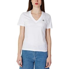 Unmissable! Calvin Klein White Women Summer T-Shirt exclusively at guocali.com 😍. 

------------------------------
#guocali #guocalif Calvin Klein Jeans Women, Calvin Klein White, Pink Pattern, Pullover Shirt, Jeans Brands, Summer Tshirts, Shirt Pattern, Womens Calvin Klein, Calvin Klein Jeans