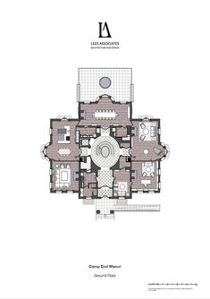 the floor plan for an apartment with two floors and three levels, including a spiral staircase