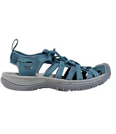 Slip on these quick-drying women's Keen sandals for a women's-specific fit that offers exceptional stability, comfort and improved traction on slick surfaces along with built-in odor protection. We recommend ordering a half size larger than your regular shoe size. Upper: Woven polyester, neoprene-lined straps; synthetic rubber sole. Durable, quick-drying polyester webbing is ideal in and out of the water--even salt water. Molded EVA footbed provides sneakerlike cushioning with antimicrobial shie Sport Sandals With Arch Support For Water Sports, Functional Sandals For Water Sports With Arch Support, Functional Sandals With Arch Support For Water Sports, Functional Waterproof Sandals With Arch Support, Functional Sandals For Water Sports In Summer, Sporty Sport Sandals With Ortholite Insole, Keen Sandals, Keen Shoes, Synthetic Rubber