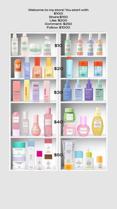 If you do all you get $1700 to spend at my store! Sephora Skin Care, Skin Care Items, Your Aesthetic, Connect With People, Creative Energy, Sephora, Lotion, Bubbles, Skin Care