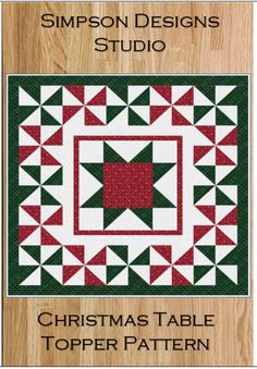 the christmas table topper pattern