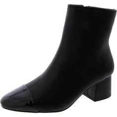 PRICES MAY VARY. Synthetic Rubber sole Block Heel Heel Height: 3.0 inches Black Leather Boots Steve Madden, Shoes Boots Ankle, Ankle Bootie, Mid Calf Boots, Boot Shoes Women, Ankle Booties, Mid Calf, Bootie, Faux Suede