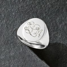 Ross-Simons - Plain - Sterling Silver Signet Ring Size 9. Making a comeback among trendsetters, this always-classic sterling silver signet ring is a clear winner. Would make a lovely gift. 3/4" wide. Sterling silver signet ring. Classic Engraved Initial Ring For Everyday, Everyday Timeless Sterling Silver Engraved Ring, Elegant Sterling Silver Initial Ring, Elegant Everyday Sterling Silver Initial Ring, Classic Silver Rings For Everyday, Fine Jewelry Sterling Silver Signet Ring Gift, Elegant Signet Ring With Vs Clarity As Gift, Elegant Silver Sterling Silver Signet Ring, Everyday Sterling Silver Signet Ring