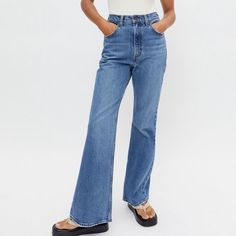 Levi’s 70’s High Waisted Flare Jeans. Nwot. Washed But Never Worn Bc They’re Way Too Long In Me :( Details In Pics:) Color Is Called “Sonoma Walks” Inseam 31” But Closer To 32”. Levi's Blue Flare Jeans, 70s Inspired Denim Bottoms, 70s Inspired Fitted Flare Jeans For Spring, Levi's Fitted Flare Jeans For Spring, Fitted Levi's Flare Jeans For Spring, Levi's High-waist Flare Jeans, Levi's Retro High Waist Jeans, Levi's Retro High-waist Jeans, Retro Levi's High Waist Jeans