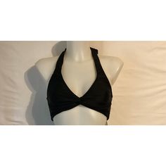 Get Ready To Hit The Beach In Style With This Nwt Bikini Bay Halter Top In Black. Perfect For A Day In The Sun, This Top Features A Solid Pattern, Bikini Top Style, And A Comfortable Fit. The 82% Nylon And 18% Lycra Material Makes It Lightweight, Breathable, And Quick-Drying, While The Slimming And Stretch Features Provide A Flattering Silhouette. This Top Is Perfect For Any Beach Or Pool Day, And The Vibrant Rainbow And Hip Hop Themes Make It A Fun And Stylish Addition To Your Wardrobe. Hand Wa Fitted Low-cut Halter Top With Built-in Bra, Black T-back Halter Top For Poolside, Fitted Crop Top With Built-in Bra For Beach, Stretch Underwire Halter Top For Poolside, Chic Black Tankini With Triangle Top, Stretch Halter Top For Night Out At Beach, Stretch Halter Top For Beach Season Night Out, Black Stretch Halter Top For Beach, Black Halter Neck Top For Vacation