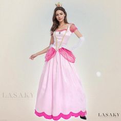 Lasaky - Princess Ballroom Costume in Royal Palace Style - Pink Peach Blossom Princess Dress by Marie Beatrix Pink Short Sleeve Dress For Costume Party, Fitted Maternity Dress, Ballroom Costumes, Royal Party, Court Dresses, Princess Gown, Princess Ball Gowns, Princess Costume, Peach Blossom