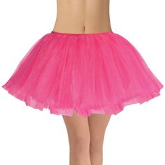 a woman wearing a pink tutu skirt